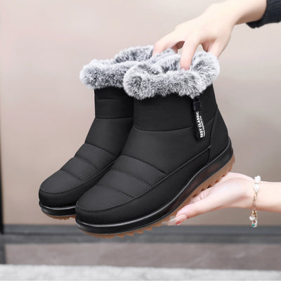 Winter Snow Boot With Side Zipper