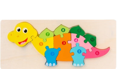 Children's Cartoon Number Animal Puzzle - UrbanZ By Nisha