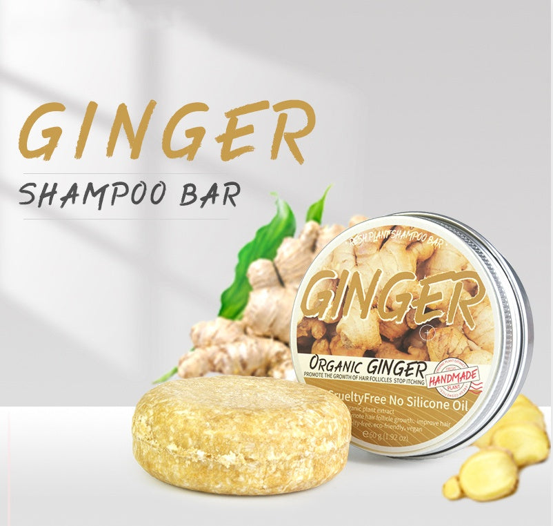 Anti-dandruff Refreshing Ginger Shampoo Soap