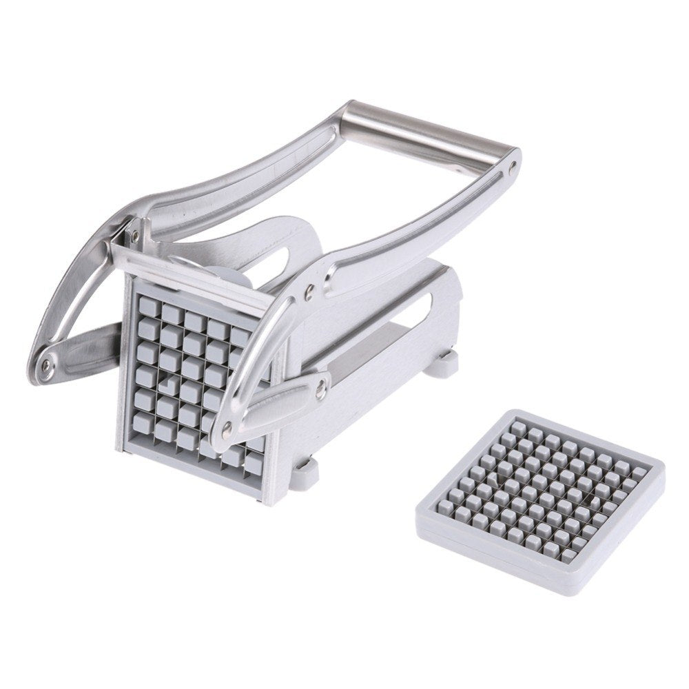 kitchen gadgets 2 Blades Potato Cutter Chopper Stainless French Fries Slicer for kitchen cortador de vegetales Home Kitchen Tool - UrbanZ By Nisha