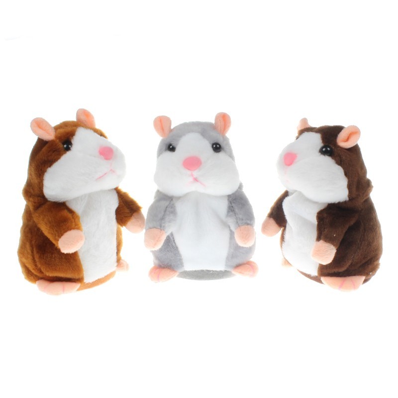 15CM Little Talking Hamster Toy - UrbanZ By Nisha