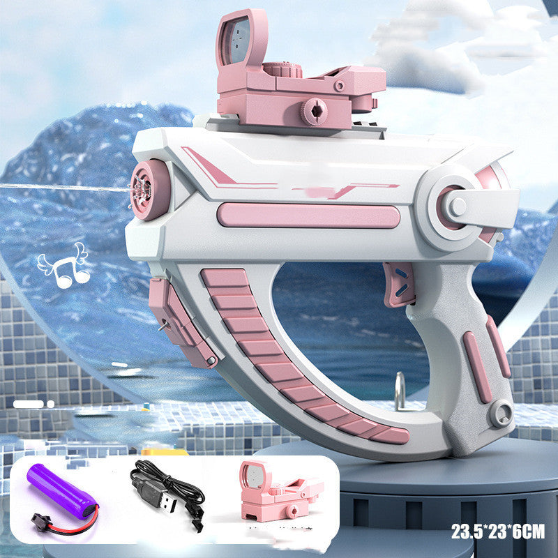 Space Water Gun Electric Automatic Water Absorption Water Fights Toy Outdoor Beach Swimming Pool Bath Toys For Children Kid Gift - UrbanZ By Nisha