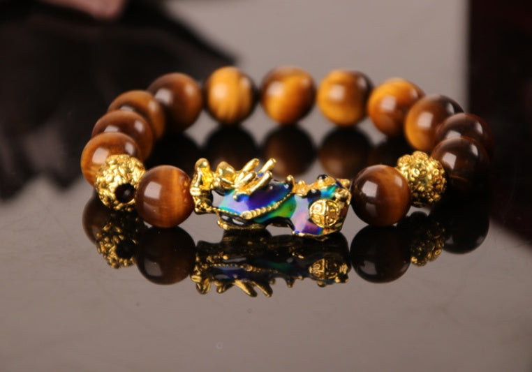 3D Gold Plated PiXiu Bracelet - UrbanZ By Nisha