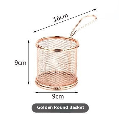 304 Stainless Steel Chips Basket Mini Frying Basket - UrbanZ By Nisha