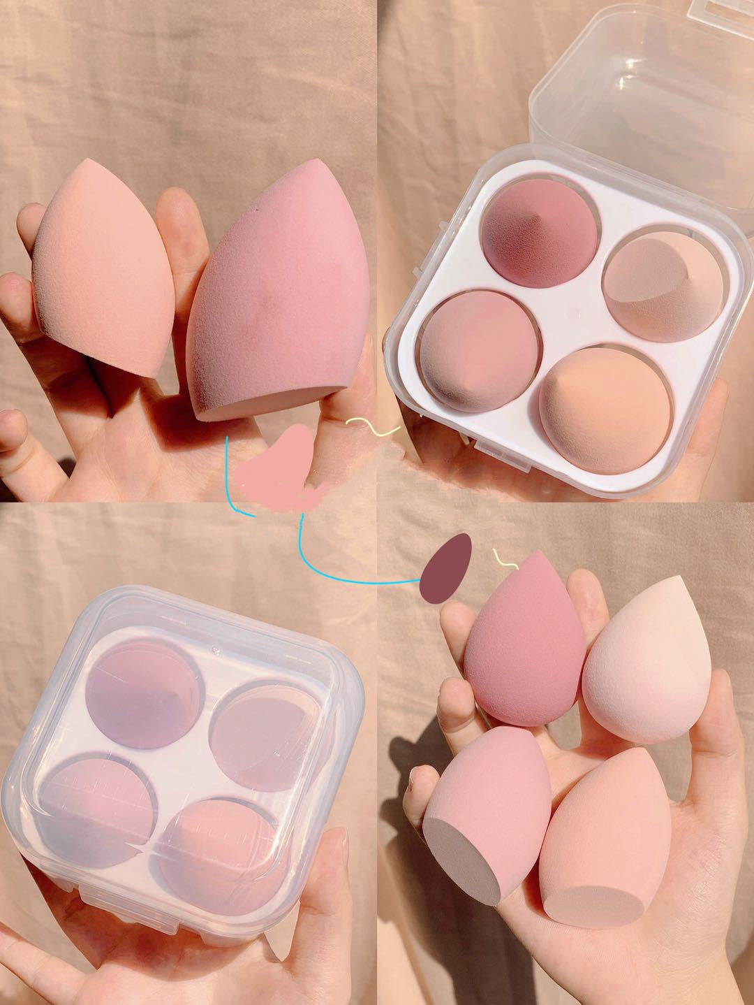 Makeup egg box - UrbanZ By Nisha