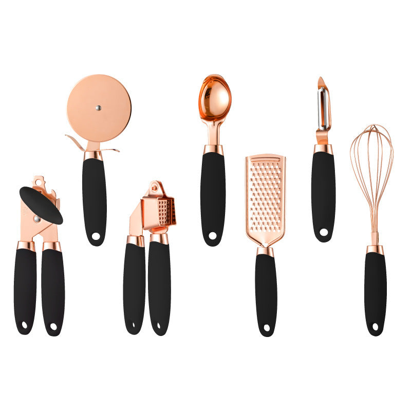 Kitchen Household Peeler Gadget Copper Plating Set - UrbanZ By Nisha