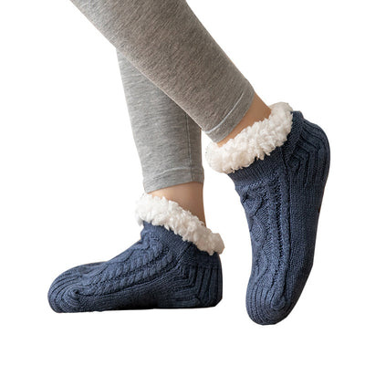 Winter Knitted Plush Floor Socks