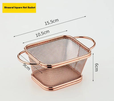 304 Stainless Steel Chips Basket Mini Frying Basket - UrbanZ By Nisha