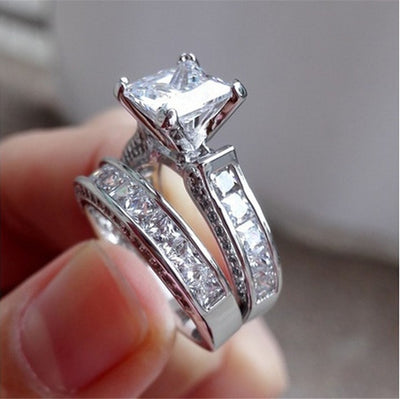 New and Chic Style Charm Couple Rings