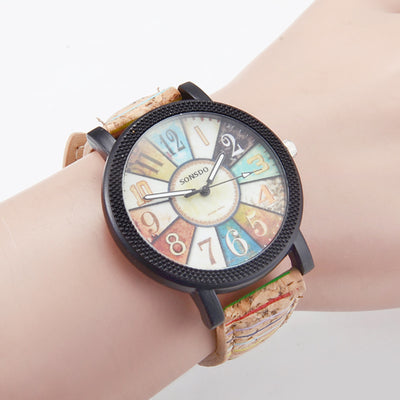 Casual Vintage Leather Women Quartz Wrist Watch Gift Clock - UrbanZ By Nisha