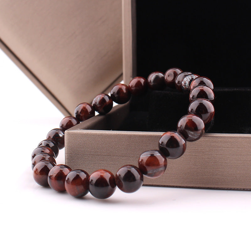 8mm Tiger Eye Bracelet - UrbanZ By Nisha