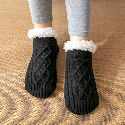 Winter Knitted Plush Floor Socks