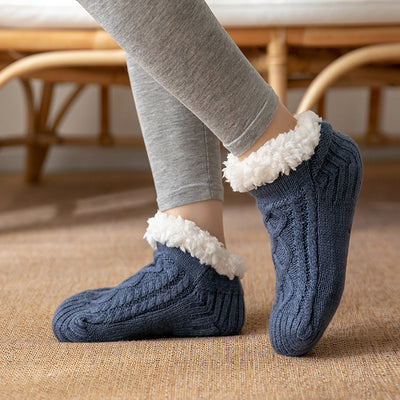 Winter Knitted Plush Floor Socks