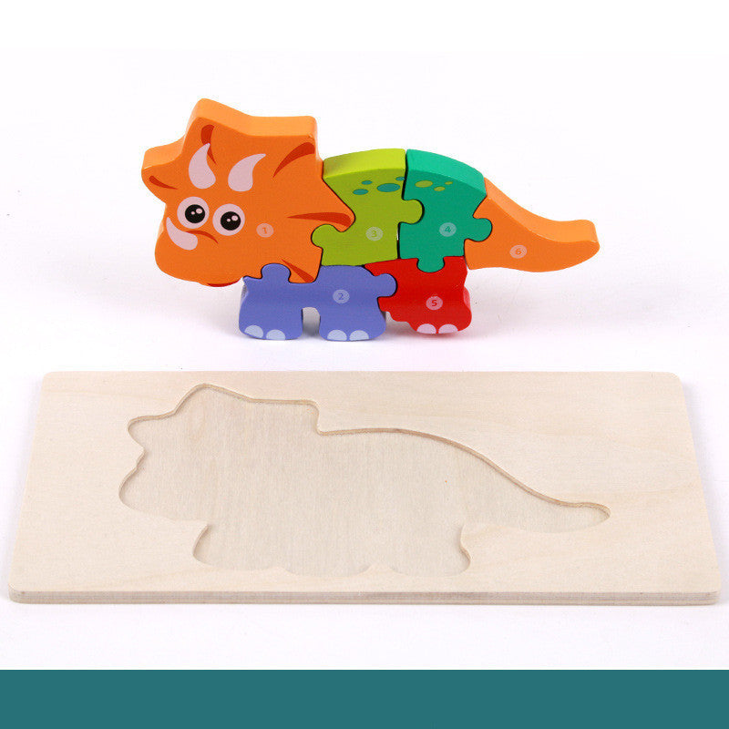 Children's Educational Toys Wooden Three-dimensional Montessori - UrbanZ By Nisha