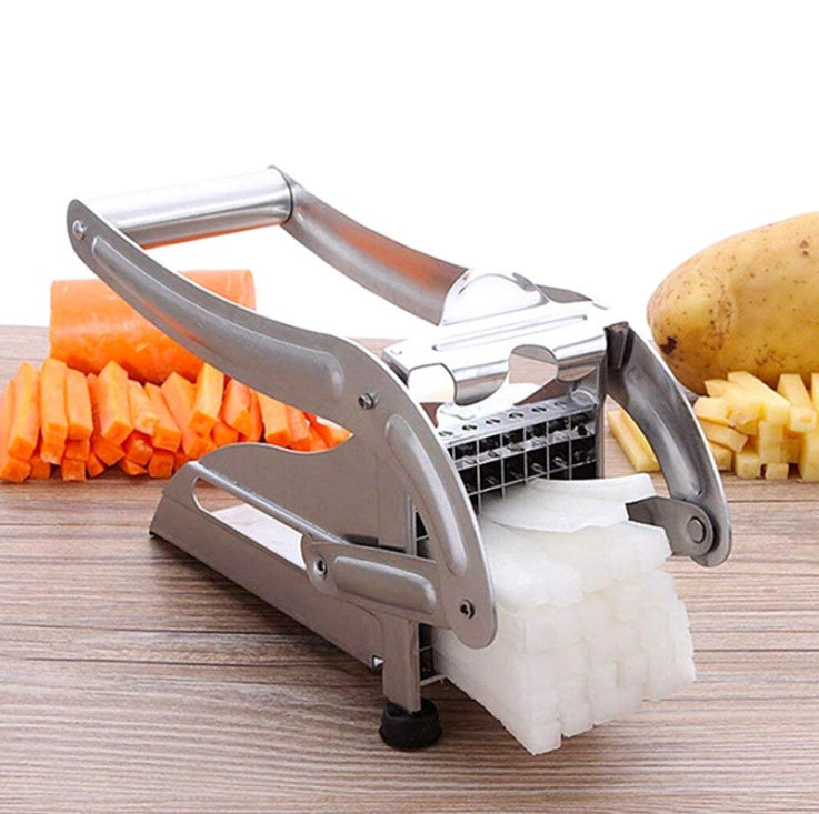 kitchen gadgets 2 Blades Potato Cutter Chopper Stainless French Fries Slicer for kitchen cortador de vegetales Home Kitchen Tool - UrbanZ By Nisha