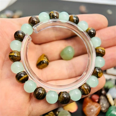 Tigereye Green Aventurine Natural Bracelet Female High Sense Ornament - UrbanZ By Nisha