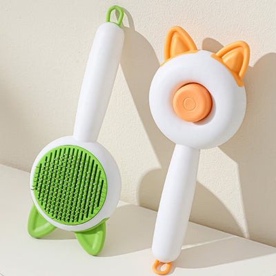 Pet Dog Brush Cat Comb Self Cleaning Pet Hair Remover Brush For Dogs Cats Grooming Tools Pets Dematting Comb Dogs Accessories Pet Products - UrbanZ By Nisha