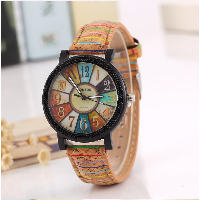 Casual Vintage Leather Women Quartz Wrist Watch Gift Clock - UrbanZ By Nisha