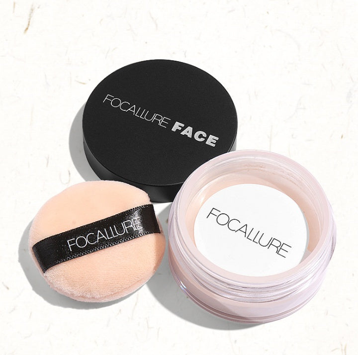 FOCALLURE oil control, breathable makeup, transparent powder, 24-hour long-lasting anti-sweat, no makeup powder - UrbanZ By Nisha