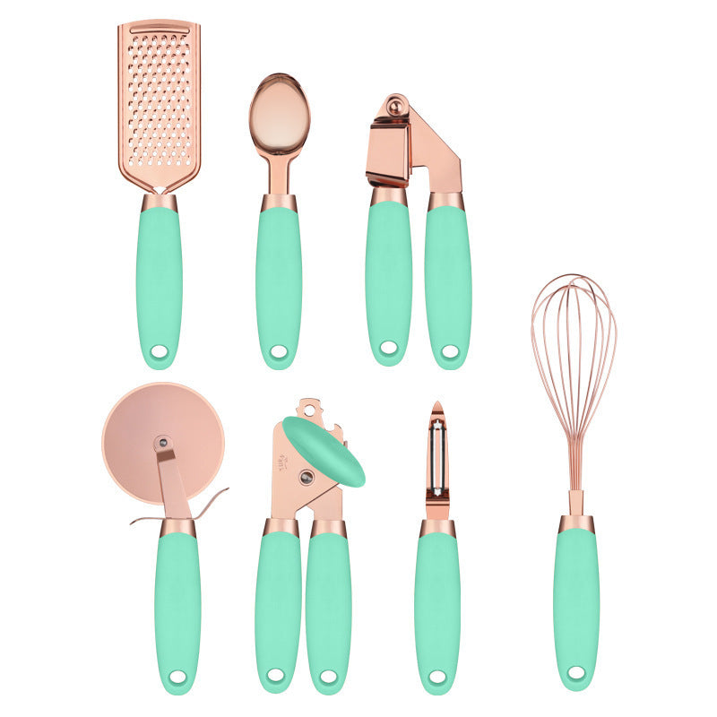 Kitchen Household Peeler Gadget Copper Plating Set - UrbanZ By Nisha