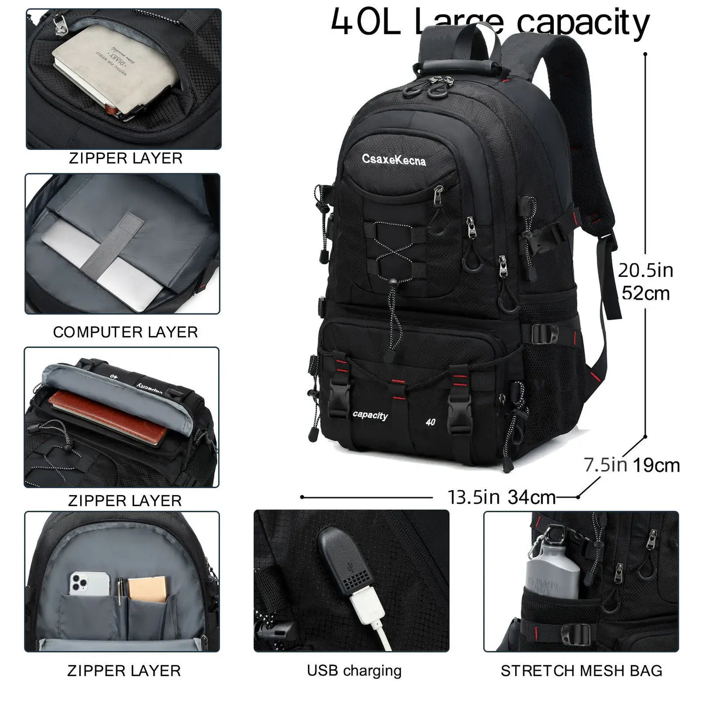 Outdoor Hiking Waterproof Travel Backpack