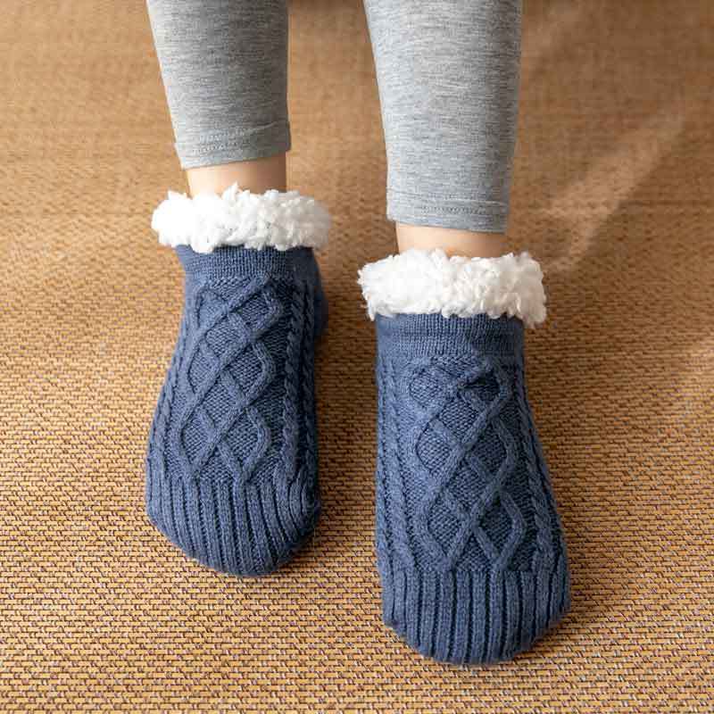 Winter Knitted Plush Floor Socks