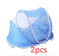 Adorable Foldable Baby Bed Net With Pillow Set