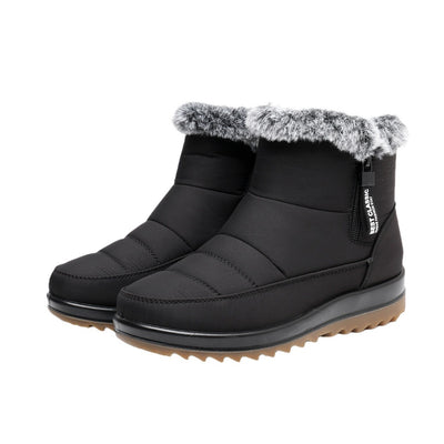 Winter Snow Boot With Side Zipper