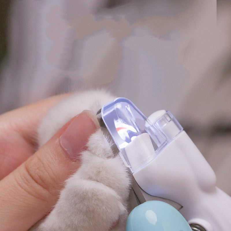 Cute LED Light Pet Nail Clippers For Pets