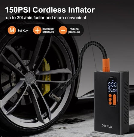 Wireless Portable Automatic Car Inflator Pumps