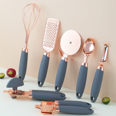 Kitchen Household Peeler Gadget Copper Plating Set - UrbanZ By Nisha