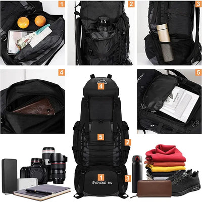 Outdoor Travel Backpack for Camping and Hiking