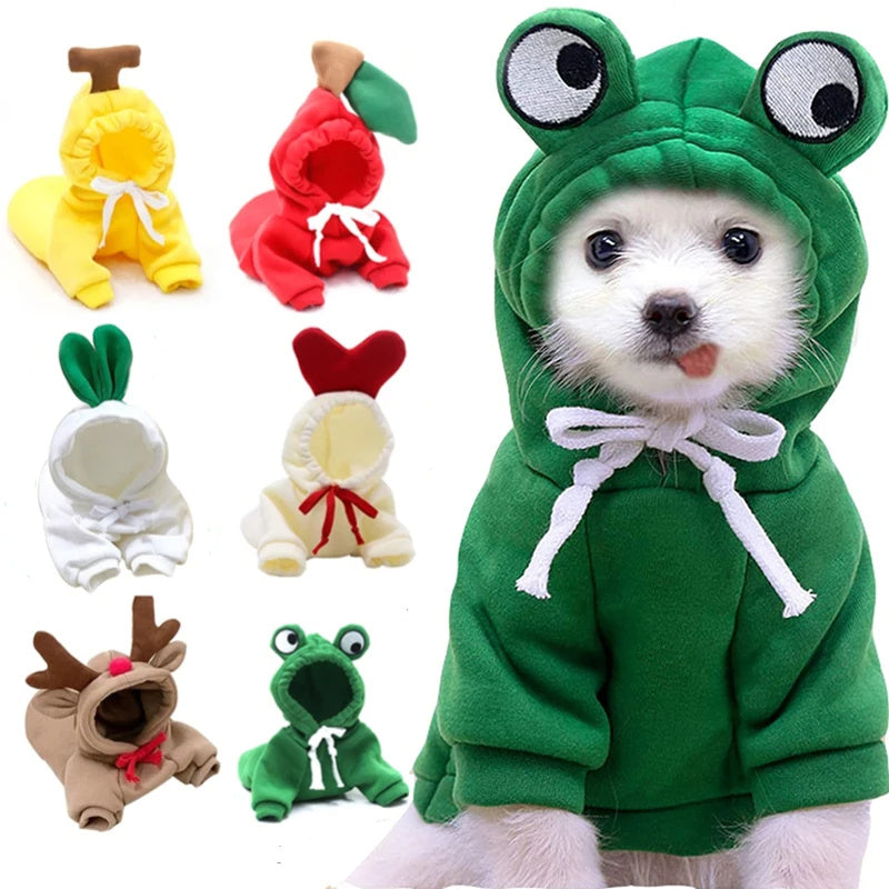 Cute Warm Dog Hoodies