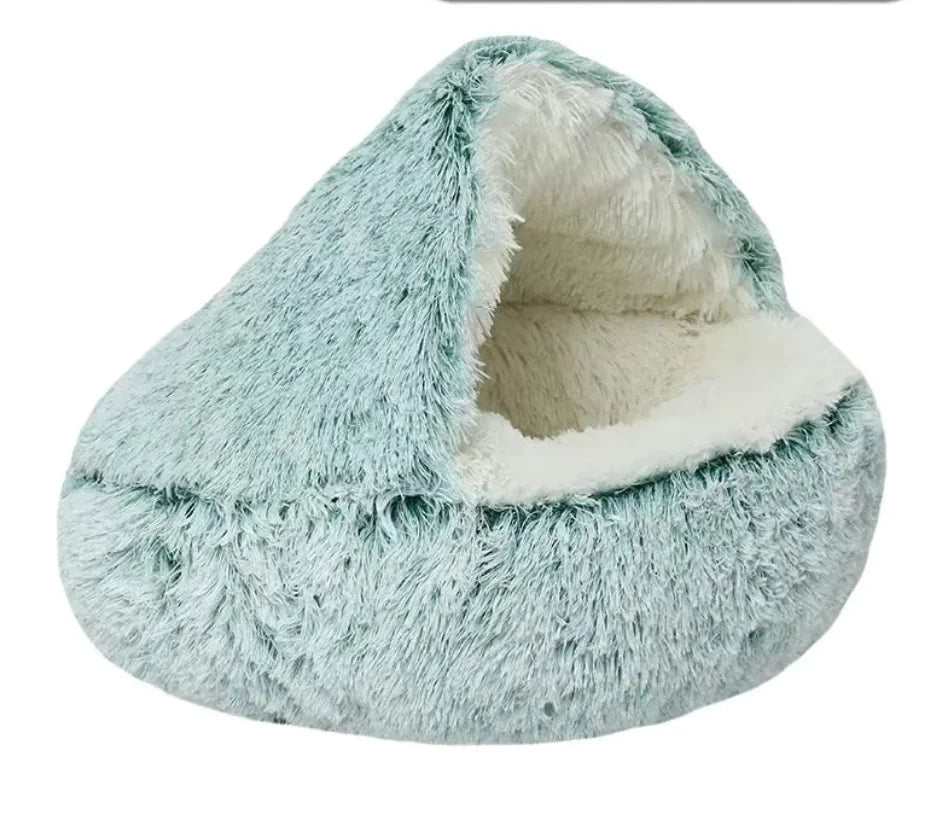 Semi-Closed Pet Bed with Universal Cover