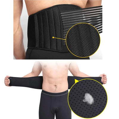 Breathable Lower Back Lumbar Support Waist Belt