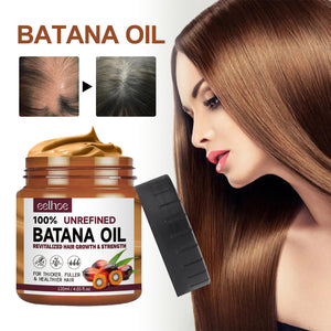 Hair Conditioner Pure Batana Oil Straightening Smoothing Hair Mask Anti Hair Loss Treatments Split Ends Damaged Fluffy Hair - UrbanZ By Nisha