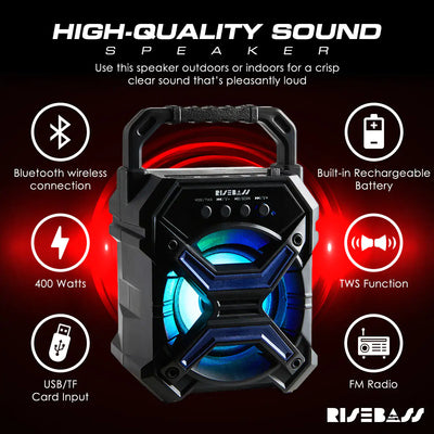 Portable Wireless Bluetooth Speaker with TWS Function