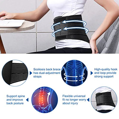 Breathable Lower Back Lumbar Support Waist Belt