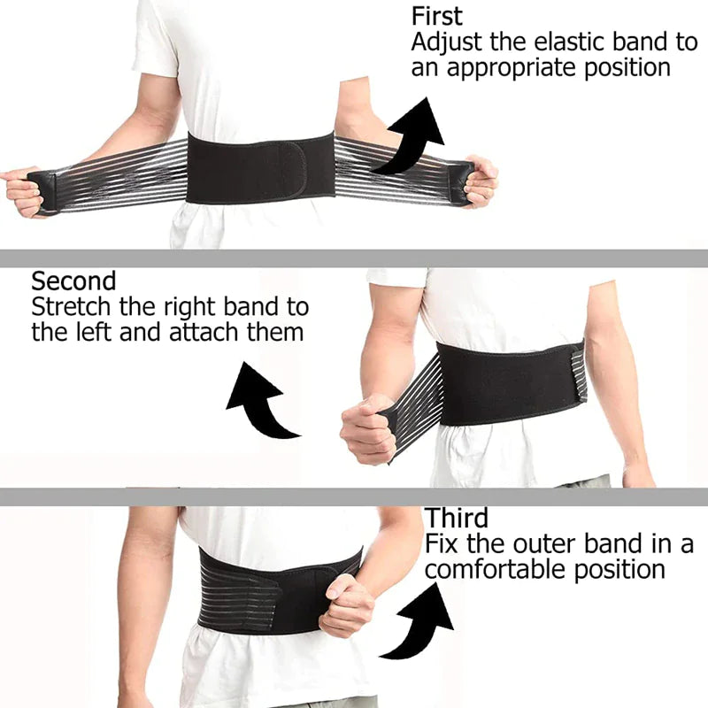 Breathable Lower Back Lumbar Support Waist Belt