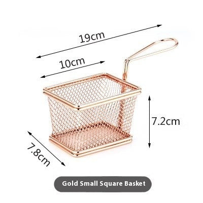 304 Stainless Steel Chips Basket Mini Frying Basket - UrbanZ By Nisha