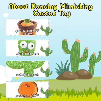 Dancing and Funny Cactus Plush Toy