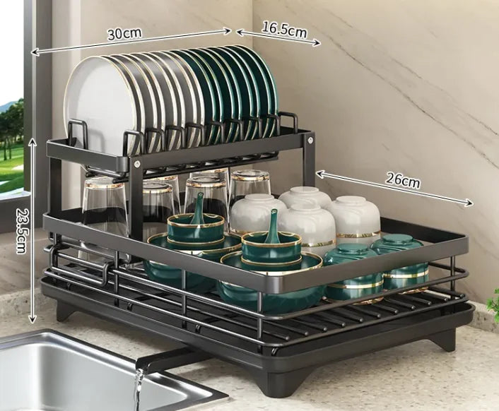 Beautiful Kitchen & Dish Storage Rack