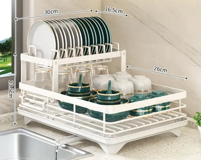 Beautiful Kitchen & Dish Storage Rack