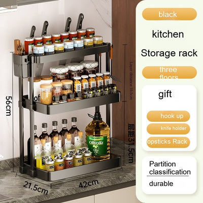 Kitchen Rack For Seasoning Multi-layer Storage Kitchen Supplies - UrbanZ By Nisha