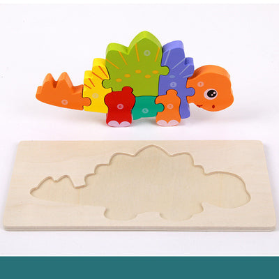 Children's Educational Toys Wooden Three-dimensional Montessori - UrbanZ By Nisha