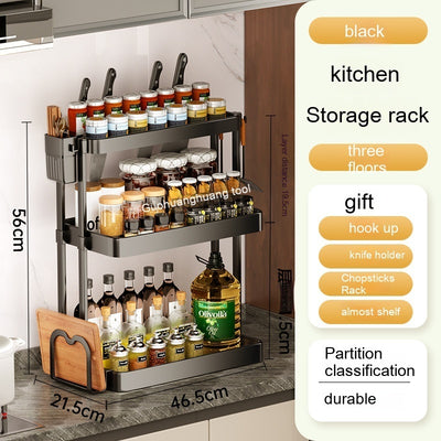 Kitchen Rack For Seasoning Multi-layer Storage Kitchen Supplies - UrbanZ By Nisha