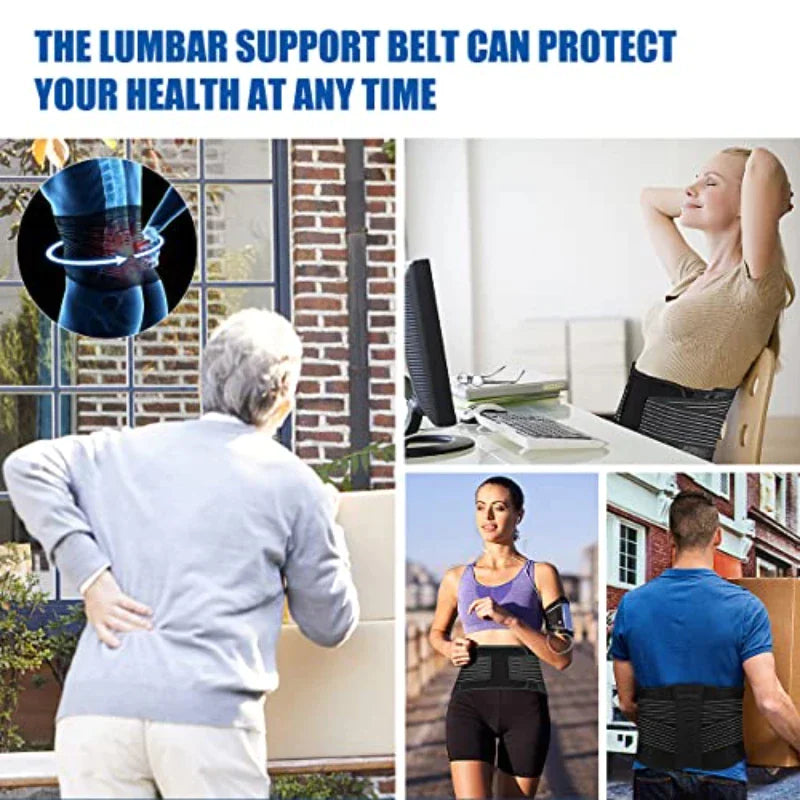 Breathable Lower Back Lumbar Support Waist Belt