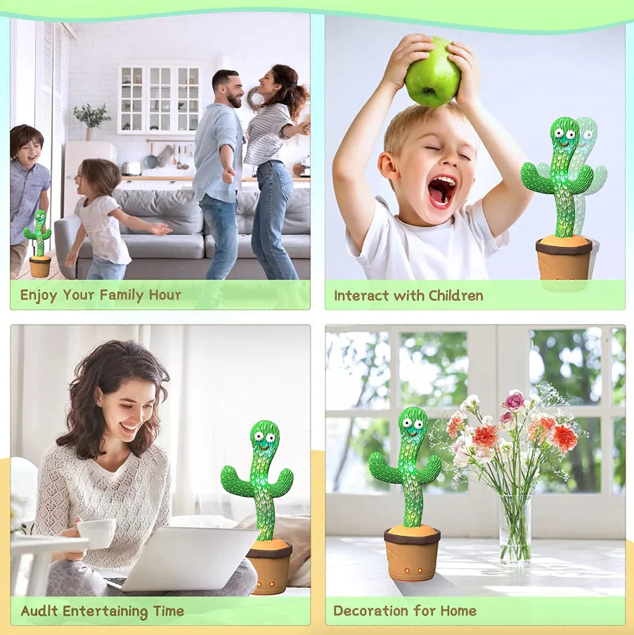 Dancing and Funny Cactus Plush Toy