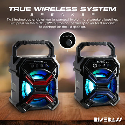 Portable Wireless Bluetooth Speaker with TWS Function